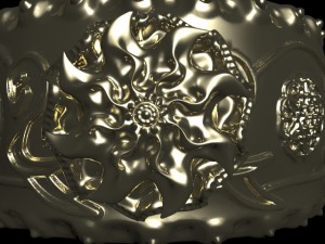 ring with flowers 3D Print Model