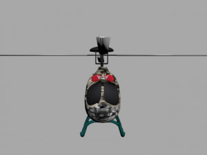 the helicopter ti-140 3D मॉडल