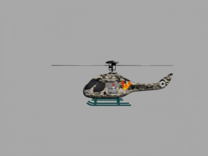 the helicopter ti-140 3D मॉडल