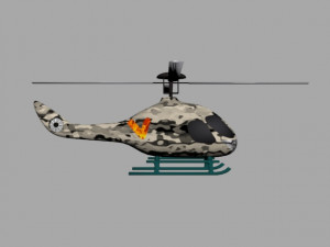 the helicopter ti-140 3D मॉडल