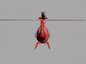 the helicopter ti-140 3D मॉडल