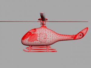 the helicopter ti-140 3D मॉडल