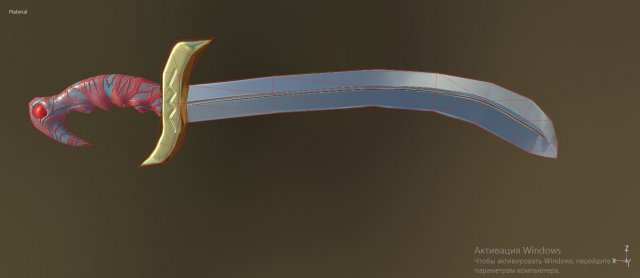 sword 2 3Dモデル .c4d .max .obj .3ds .fbx .stl .blend 