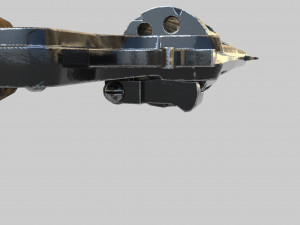 Shabby Revolver Nagant Model 3D