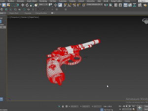 Shabby Revolver Nagant Model 3D
