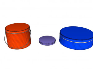Container bucket 3D मॉडल