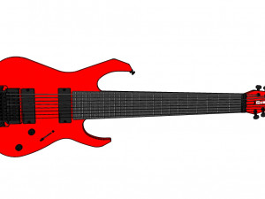 Guitar Model 3D