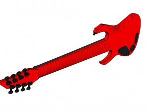 Guitar Model 3D