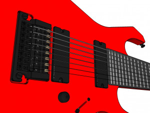 Guitar Model 3D