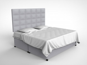 Hygena lavendon bed 3D मॉडल
