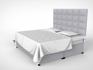 Hygena lavendon bed 3D मॉडल