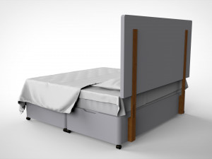 Hygena lavendon bed 3D मॉडल