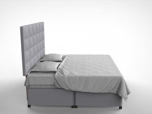 Hygena lavendon bed 3D मॉडल