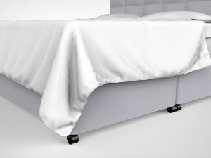 Hygena lavendon bed 3D मॉडल