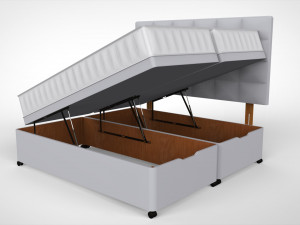 Hygena lavendon bed 3D मॉडल
