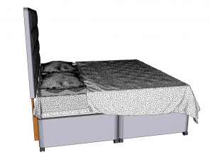 हाइजेना लैवेंडन बिस्तर 3D मॉडल