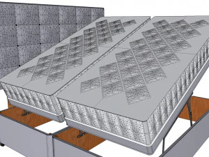 हाइजेना लैवेंडन बिस्तर 3D मॉडल