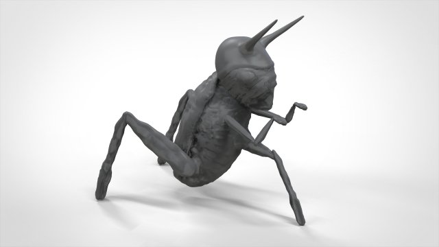 Quatermass monster 3D 프린트 모델 .c4d .max .obj .3ds .fbx .stl .blend 