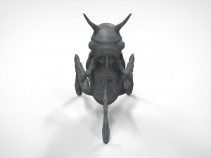 Quatermass monster 3D 프린트 모델