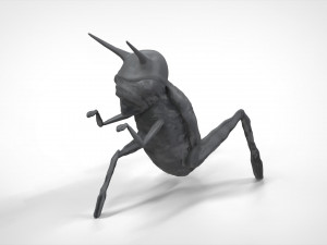 Quatermass monster 3D 프린트 모델