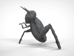 Quatermass monster 3D 프린트 모델