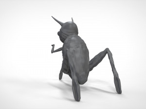 Quatermass monster 3D 프린트 모델