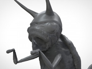 Quatermass monster 3D 프린트 모델