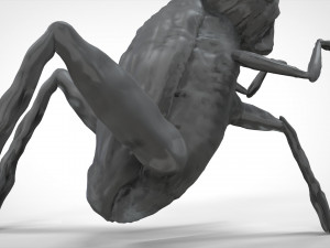 Quatermass monster 3D 프린트 모델