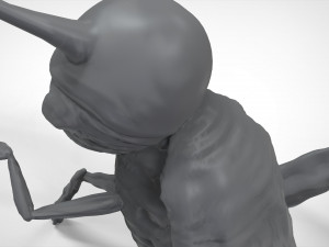 Quatermass monster 3D 프린트 모델