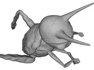 Quatermass monster 3D 프린트 모델