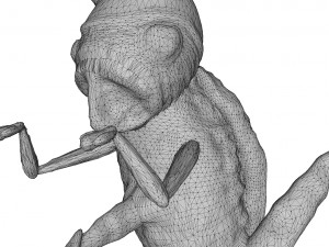 Quatermass monster 3D 프린트 모델