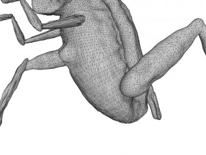 Quatermass monster 3D 프린트 모델