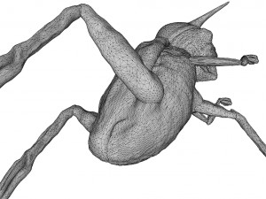Quatermass monster 3D 프린트 모델