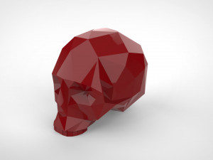 skull Model Cetak 3D