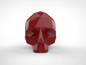 cr&acirc;nio Modelo de Impressão 3D