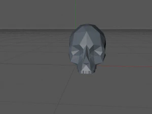 cr&acirc;nio Modelo de Impressão 3D