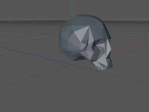 cr&acirc;nio Modelo de Impressão 3D