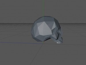 skull Model Cetak 3D