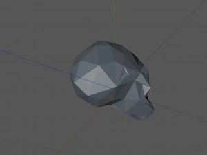 cr&acirc;nio Modelo de Impressão 3D