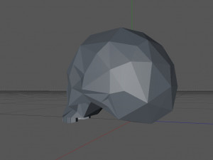 skull Model Cetak 3D