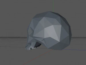 cr&acirc;nio Modelo de Impressão 3D