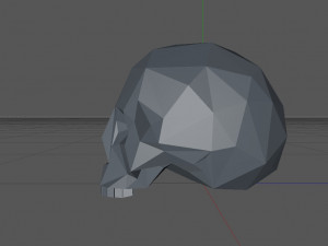 skull Model Cetak 3D