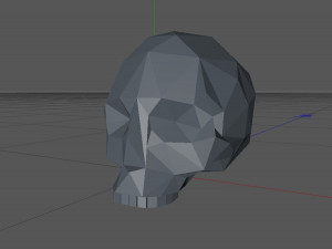 skull Model Cetak 3D