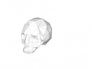 skull Model Cetak 3D