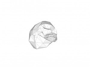 skull Model Cetak 3D