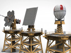 Antenna di fantascienza 1 Modello 3D