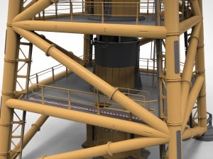 Науково-фантастична антена 1 3D Модель