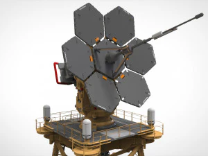 Науково-фантастична антена 1 3D Модель