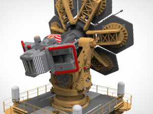 Sci fi Antenna 1 3D मॉडल