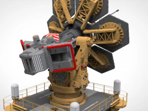 Науково-фантастична антена 1 3D Модель